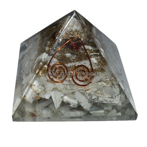 Selenite Orgone Pyramids - Product Image 1