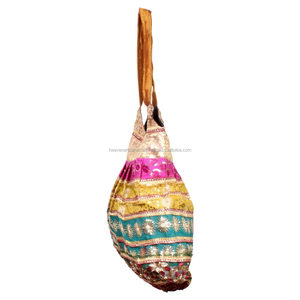 กระเป๋าถือออกแบบอินเดีย,BG-4B ขายส่งสุภาพสตรีอินเดียกระเป๋าถือ,อินเดียกระเป๋าแฟชั่นสุภาพสตรีกระเป๋าถือ - Product Image 3