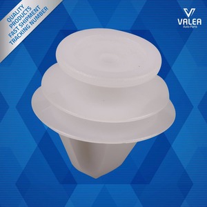 Door Panel Clip White Nylon Top Head Size: 18mm Stem Length: 12mm Fits into: 12mm Replaces Peugeot 206 207 307 308 408 508 Merce - Product Image 1