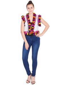 Chaleco Tradicional Indio Banjara Étnico Auténtico Bordado a Mano para Mujer con Diseños Tribales de Herencia - Product Image 5