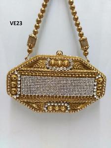 Hot Selling VE22A Handmade Vintage Indian Metal Evening <b>Bag</b> Exclusive Bridal Purse for Special Events and Marriage Parties - Product Image 2