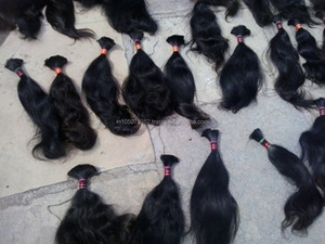 UNPROCESSED VIRGIN INDIAN REMY straight hair for braids. - Product Image 4