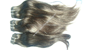 Extensiones de cabello humano sin trama de encaje de alta calidad Temple Raw DE LA India 100% más vendidas - Product Image 2