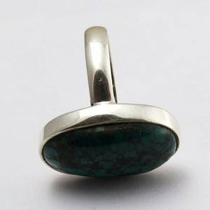 Bagues en argent Sterling 925 avec pierre Turquoise True Love, bijoux indiens de mode, pièces de créateur, bijoux en argent - Product Image 6