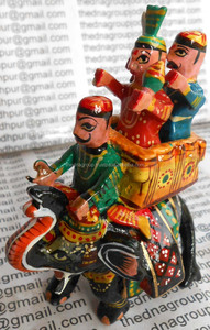 Objet de décoration d'intérieur en bois artisanal-A - Product Image 4