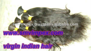 Cabello humano sin procesar a granel de un donante de la India. Cabello humano ondulado natural a granel. Cabello humano indio sin procesar a granel de la India - Product Image 3