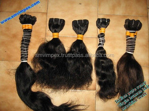 Tejido de cabello natural indio de la mejor calidad de Smv de India. Extensión de cabello humano 100% sin procesar. Cabello crudo flotando - Product Image 3