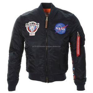 Blouson Bomber Réversible Imperméable Grande Taille pour Homme en Nylon Lavé, Couleur et Logo Personnalisables, Vente en Gros, Poignets et Ourlets Côtelés - Product Image 3