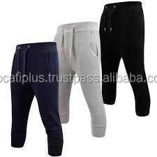 Jogging sur mesure OEM trois quarts de longueur pour garçons, design 2 en 1, polyester/coton - Product Image 5