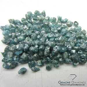 Cuentas de diamantes sin cortar perforadas de Color azul verdoso Natural para joyería de diamantes en bruto Cuentas de diamantes perforadas para joyería - Product Image 4