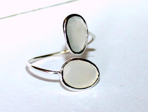 Best Selling 925 Sterling <b>Silver</b> Moonstone <b>Ring</b> Quality <b>Boho</b> Jewelry for Women Girls Classic for Weddings Parties Direct Indian - Product Image 5