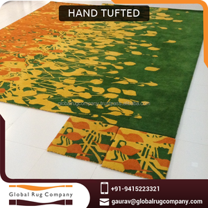 Tapis en laine à poils hauts moderne touffeté à la main Tapis abstrait de taille personnalisée pour la décoration mur à mur de la maison et du bureau - Product Image 2