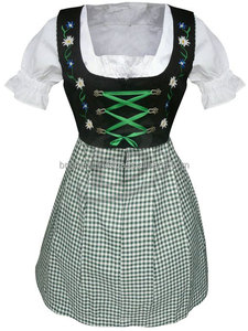 Dirndl Trachten เยอรมัน Oktoberfest บาวาเรียดั้งเดิม Dirndl สำหรับผู้หญิง (ชุดเยอรมันแบบดั้งเดิม) - Product Image 3