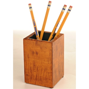 Porte-stylo en bois, organisateur de bureau, porte-crayon - Product Image 3