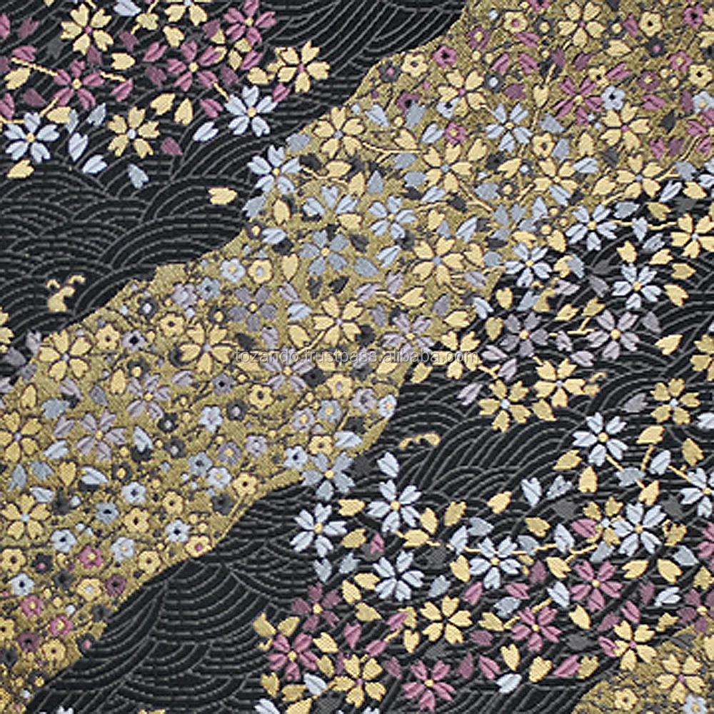 Premium Japanse Kimono Stof Met Echt Kyoto Textiel Gemaakt In Japan, Zijde Jacquard Jurk Stof Ook Beschikbaar