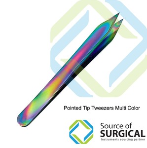 Pinzas para cejas Acero inoxidable Negro Recortador de pestañas Pinzas para cejas Juego de tijeras Tipo de belleza - Product Image 4