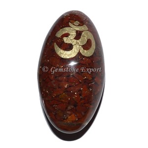 Orgonite de Jaspe Rouge Shiva Lingam - Product Image 1