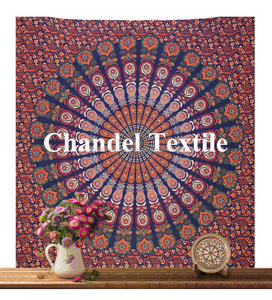 Mandala Hippie impreso reina tapiz colgante de pared bohemio colcha dormitorio tiro playa Yoga Mat único colcha dormitorio tiro - Product Image 3