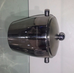 Cubitera de hielo de 3 litros, Cubitera de hielo de doble pared, de acero inoxidable, cómoda de llevar vino y cerveza - Product Image 3