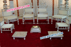 Sillas DE BODA Mandap para asientos bajos, muebles de boda indios artesanales, sillas de boda de diferentes estilos, fabricante Austiala Reino Unido - Product Image 2