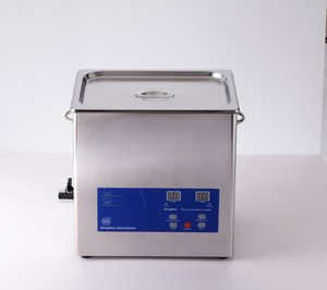 Limpiador ultrasónico Digital, 10L, 420W con calentador digital con certificado para laboratorio - Product Image 1