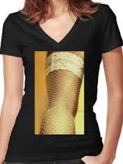 Camiseta de algodón 100% con cuello en V para mujer, venta al por mayor, camisetas de calidad de marca de Bangladesh - Product Image 4