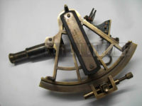 Antique Brass Sextant | Vintage Marine Navigational Instrument | Handcrafted Nautical Decor | Functional Maritime Gift