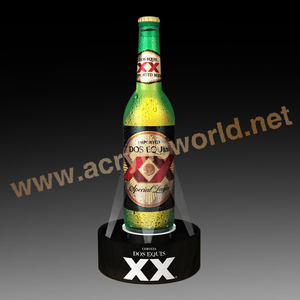 Présentoir de bouteilles d'eau en acrylique avec LED, pièces, cic, vodka, présentoir pour bouteille de bière et de whisky, porte-bonheur - Product Image 6