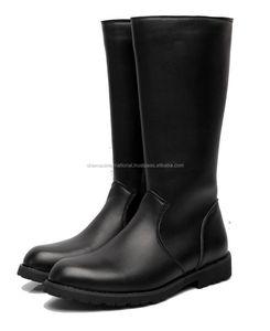 Botas de cuero hasta la rodilla para hombre, a la moda, hasta media pantorrilla - Product Image 3