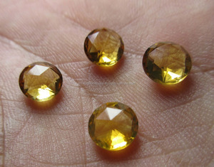 El proveedor genuino ofrece 100% piedras preciosas sueltas de citrino amarillo Briolette redondas naturales de alta calidad al mejor precio - Product Image 3