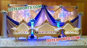 Conjunto de sillas de boda de estilo indio, conjunto de Mandap de mano indio para ceremonia de boda - Product Image 2