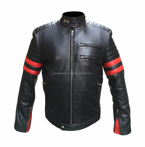 High Quality Black Leather Jacket Pakistan Plus Size Winter Wear Sheep <b>Fur</b> Button Pocket Breathable Polyester <b>Animal</b> Knitted - Product Image 1