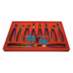 Juego de fórceps de extracción dental de 10 piezas con mango hermoso - Product Image 2