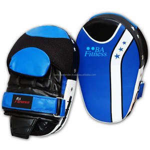 Cuir Gel Incurvé Mitaines Boxe Pattes D'ours Boxe MMA Grève - Product Image 1