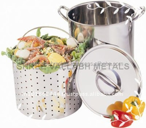ตะกร้าต้มพาสต้าสแตนเลสแบบรักษ์โลก NEELKANTH / MAX FRESH - Product Image 1