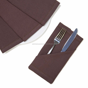 100% serviettes en lin de coton brodé motif d'avion Style tissé pour la maison fête de mariage à manger serviettes en tissu uni accessoires - Product Image 1