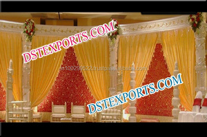 Decoración de escenario de boda canadiense Indo, conjunto de escenario de boda india, decoración de la mejor tendencia, conjunto de escenario de boda, decoración, venta de EE. UU. - Product Image 3