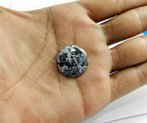 Natural Orbicular Jasper 22mm Round Cabochon - Product Image 2