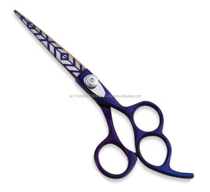 กรรไกรตัดผมแบบกำหนดเอง กรรไกรตัดผมออกแบบพิเศษ กรรไกรตัดผมพิมพ์ลาย - Product Image 1