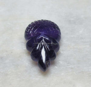 พลอยอะมีทิสต์คุณภาพพรีเมียม สีม่วงธรรมชาติ รูปทรงลูกแพร์ คุณภาพสูง หินกึ่งมีค่า ตรวจสอบโดยบุคคลที่สาม - Product Image 2