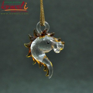 เครื่องประดับแก้วมูราโน่คริสตัลจี้พระพิฆเนศองค์เล็กจี้นำโชค