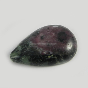 21X30มม. พลอยทับทิมธรรมชาติ8.10กรัมลูกแพร์อัญมณีทำด้วยมือ Cabochon - Product Image 1
