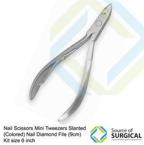 Pince à ongles affûtage professionnel en acier inoxydable pince à cuticules coupe-ongles outils - Product Image 2