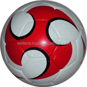 Ballon de football de formation rétro classique avec logo personnalisé imprimé, taille 5, cuir PU cousu à la main avec vessie en latex pour les clubs sportifs - Product Image 3