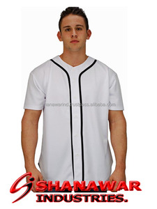 Fait sur mesure Propre conception transfert de chaleur imprimé avant Logo personnalisé nom de l'équipe maillot de baseball vêtements de sport séchage rapide respirant - Product Image 3