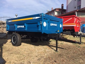 Remorque agricole à frein hydraulique de camping en plein air, remorque à 4 tons à axe unique - Product Image 4