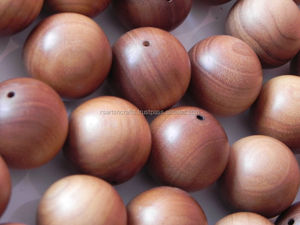 Cuentas de sándalo talladas, cuentas sueltas de sándalo - Product Image 4
