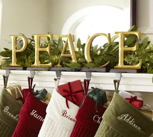 Colgador de medias de Metal de Navidad, colgante de Navidad, decoración para colgar - Product Image 1