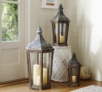Linterna de madera antigua | Farol Vintage | Farol para exteriores