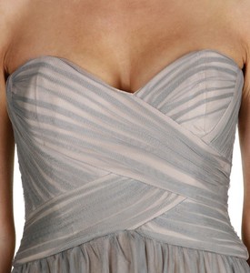 Elegant 2021 Sleeveless Gray Simple <b>Prom</b> <b>Dress</b> for <b>Teenagers</b> Wholesale Chiffon Evening Gown Fit Empire Silhouette Knee-Length - Product Image 2